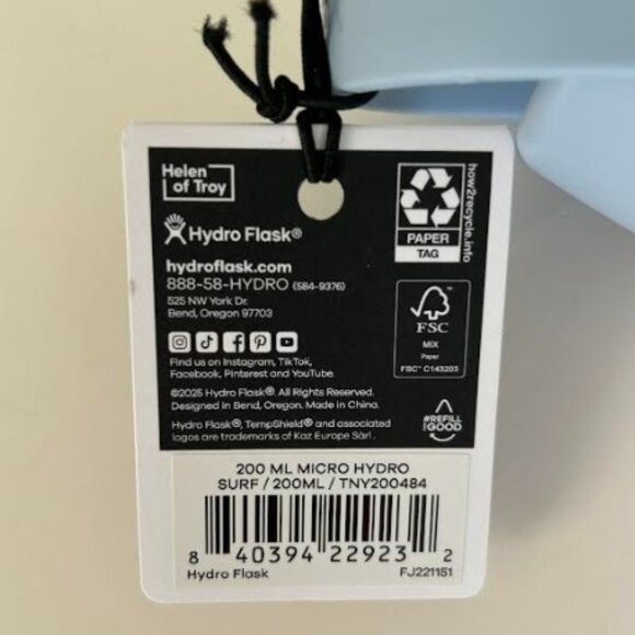 Hydro Flask Micro Hydro Mini Bottle Surf - Picture 4 of 4